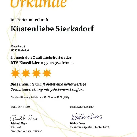 Appartamento Kuestenliebe Sierksdorf
